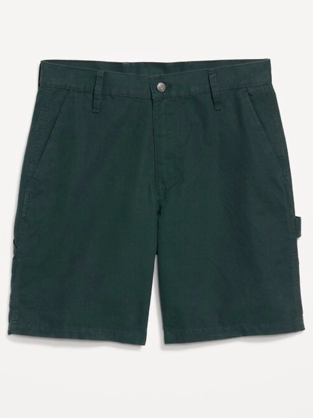 OLD NAVY Carpenter Shorts Mens 33 Forest Green Baggy Loose Fit Cotton